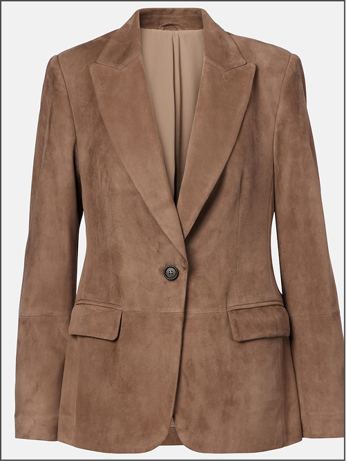 Suede Blazer