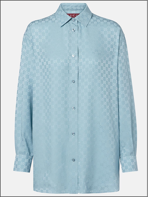 Gg Silk Shirt